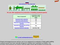 Equipment for production of building sandwich-panels